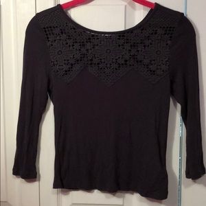 grey crop top